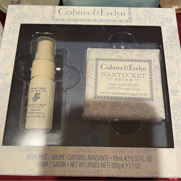 Crabtree & Evelyn, Nantucket Briar Bath Shower Gel, Bubble Bath, Body Lotion +